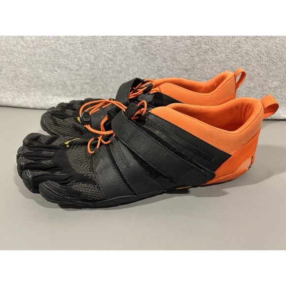 Vibram V-Train 2.0 Sz 13-14 Trail Road Running Shoes Black & Orange 20M7704 main image 10